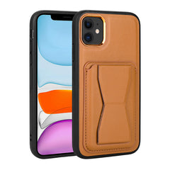 Apple iPhone 12 Kılıf Kartlıklı Standlı Pu Deri Zore Memo Kapak