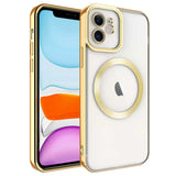 Apple iPhone 12 Kılıf M-safe Wireless Şarj Özellikli Zore Setro Silikon