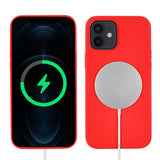 Apple iPhone 12 Kılıf Zore Silksafe Wireless Kapak
