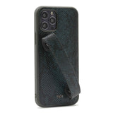 Apple iPhone 12 Pro Kılıf Kajsa Glamorous Serisi Snake Handstrap Kapak