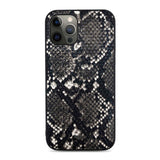 Apple iPhone 12 Pro Kılıf Kajsa Glamorous Serisi Snake Pattern Kapak