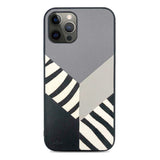 Apple iPhone 12 Pro Kılıf Kajsa Glamorous Serisi Zebra Combo Kapak