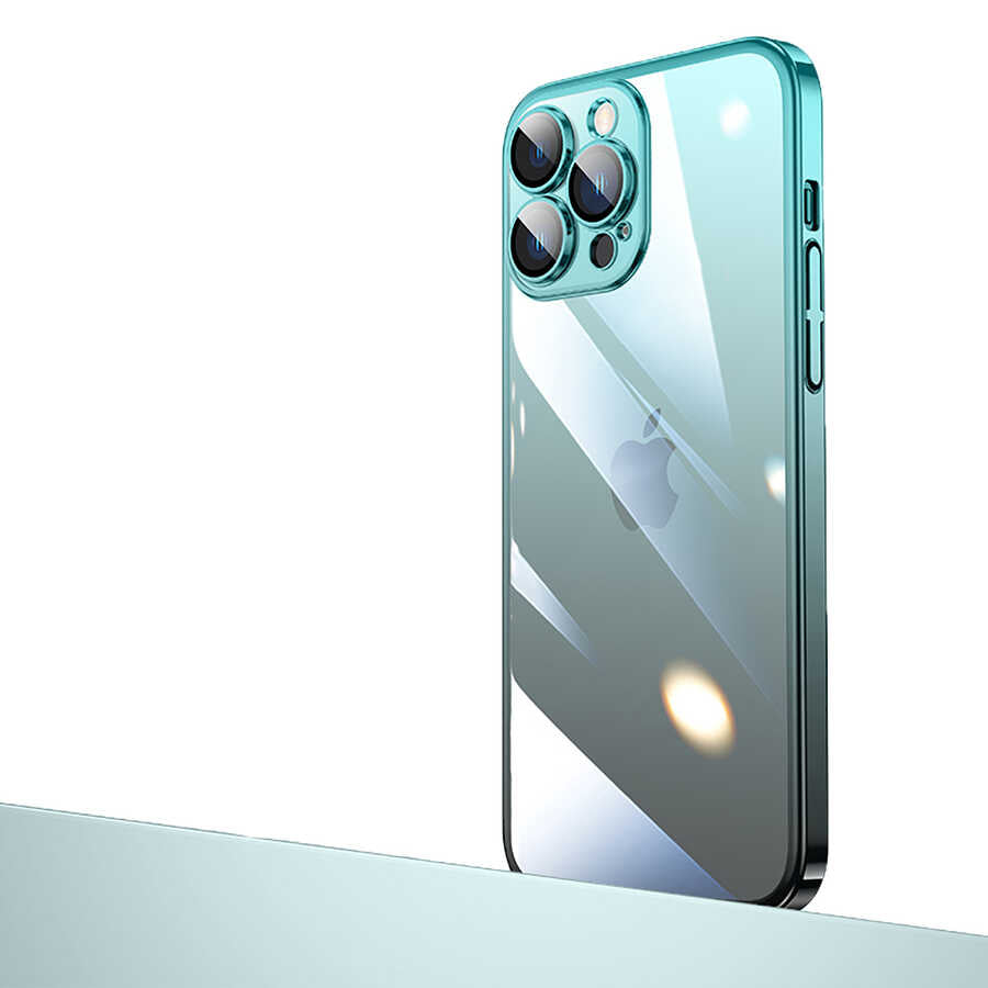 Apple iPhone 12 Pro Kılıf Parlak Renk Geçişli Kamera Korumalı Zore Senkron Kapak