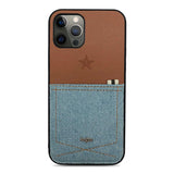 Apple iPhone 12 Pro Max Kılıf Kajsa Denim Kapak