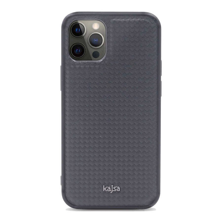 Apple iPhone 12 Pro Max Kılıf Kajsa Preppie Serisi Dark Kapak