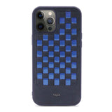 Apple iPhone 12 Pro Max Kılıf Kajsa Preppie Serisi Spotlight Woven Kapak