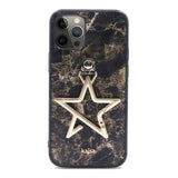 Apple iPhone 12 Pro Max Kılıf Kajsa Starry Serisi Marble Kapak