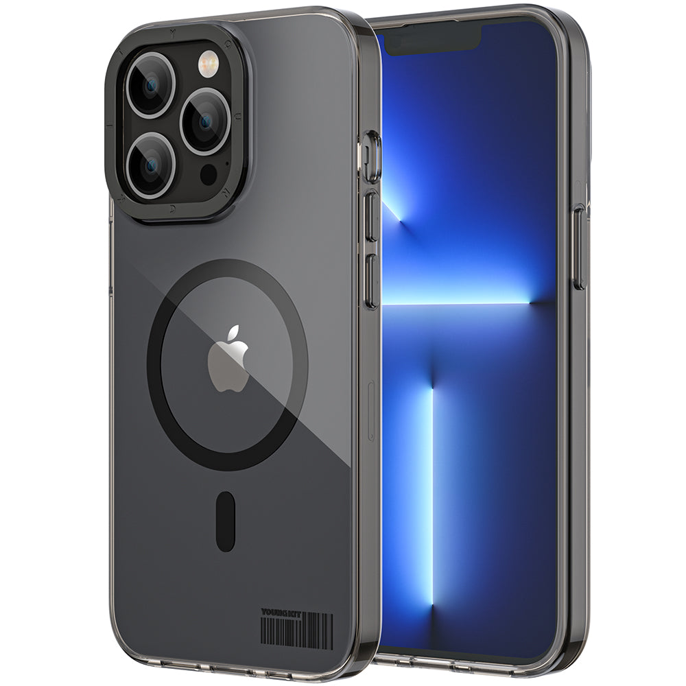 Apple iPhone 12 Pro Max Kılıf M-safe Şarj Özellikli Youngkit Coloured Glaze Serisi Kapak