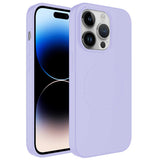 Apple iPhone 12 Pro Max Kılıf M-safe Wireless Şarj Özellikli Pastel Renk Silikon Zore Plas Kapak