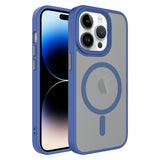 Apple iPhone 12 Pro Max Kılıf Mat Arka Yüzey Wireless Şarj Özellikli Zore Flet M-safe Kapak