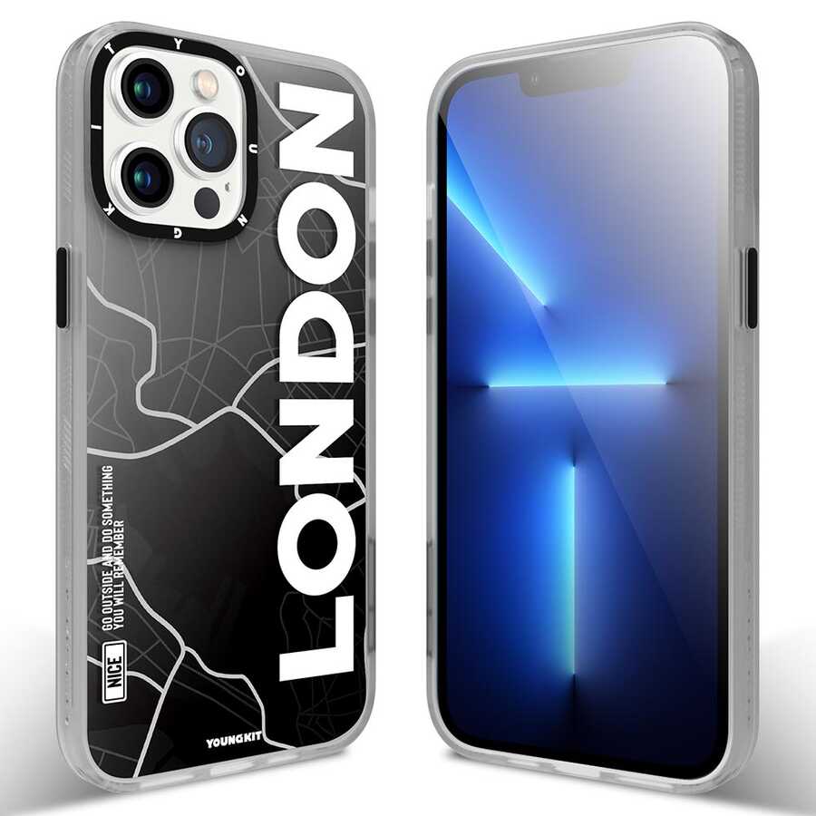 Apple iPhone 12 Pro Max Kılıf YoungKit World Trip Serisi Kapak