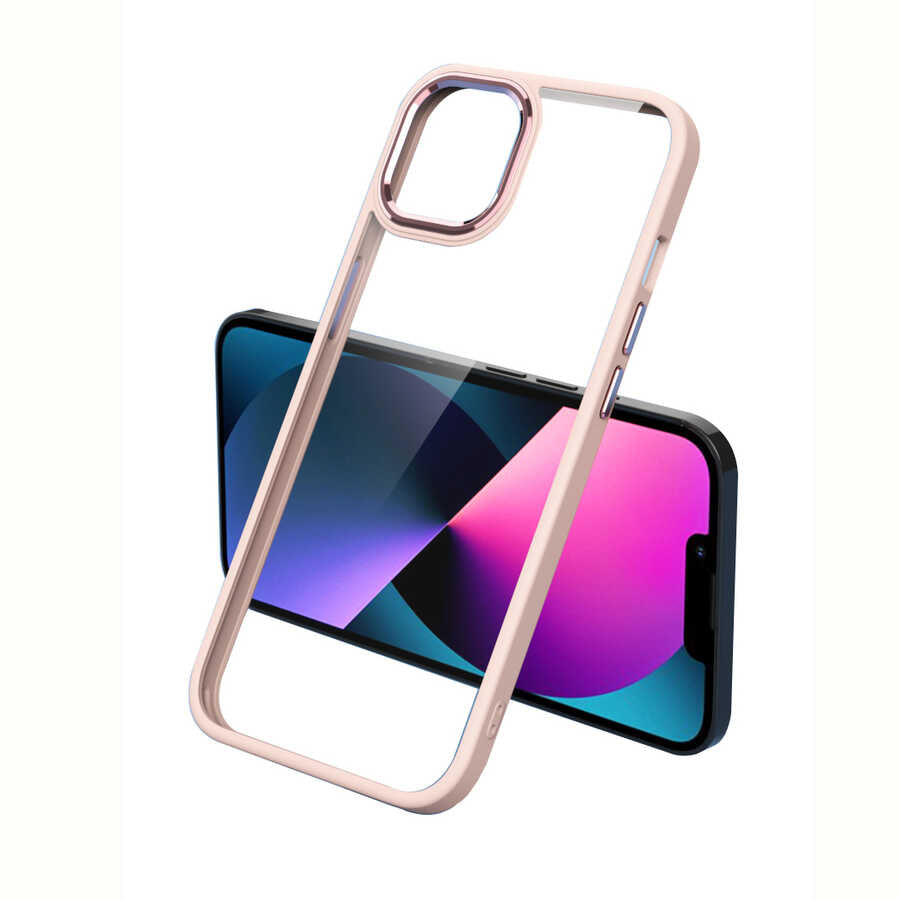 Apple iPhone 12 Pro Max Kılıf Zore Krom Kapak