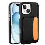 Apple iPhone 13 Kılıf Kartlıklı Zore X-Kart Silikon Kapak