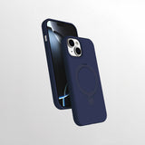 Apple iPhone 13 Kılıf M-safe Şarj Özellikli Standlı Zore Samara Kapak
