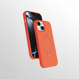 Apple iPhone 13 Kılıf M-safe Şarj Özellikli Standlı Zore Samara Kapak