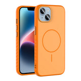 Apple iPhone 13 Kılıf M-safe Şarj Özellikli Zore Tea Kapak