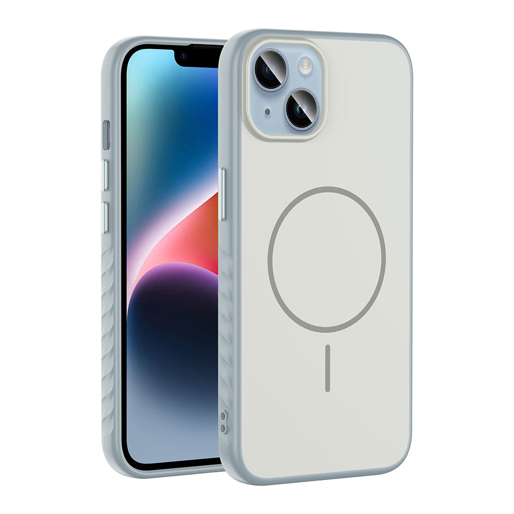 Apple iPhone 13 Kılıf M-safe Şarj Özellikli Zore Tea Kapak