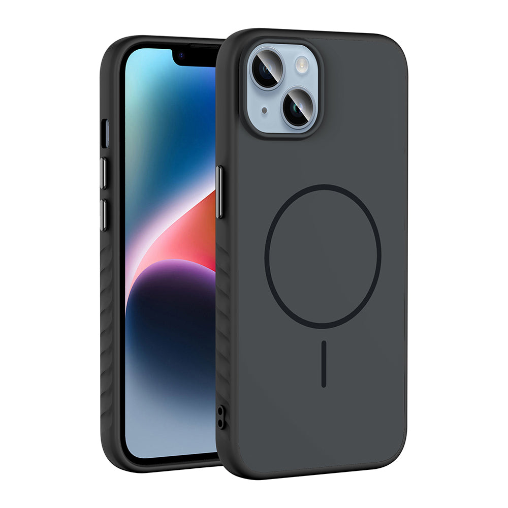 Apple iPhone 13 Kılıf M-safe Şarj Özellikli Zore Tea Kapak