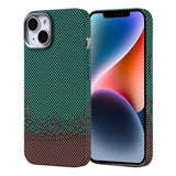 Apple iPhone 13 Kılıf M-safe Şarj Özellikli Karbon Fiber Görünümlü Zore Nekst Kapak