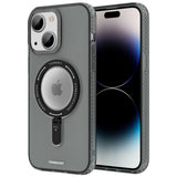 Apple iPhone 13 Kılıf M-safe Şarj Özellikli Youngkit Rock Serisi Kapak