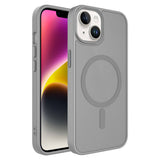 Apple iPhone 13 Kılıf Mat Arka Yüzey Wireless Şarj Özellikli Zore Flet M-safe Kapak