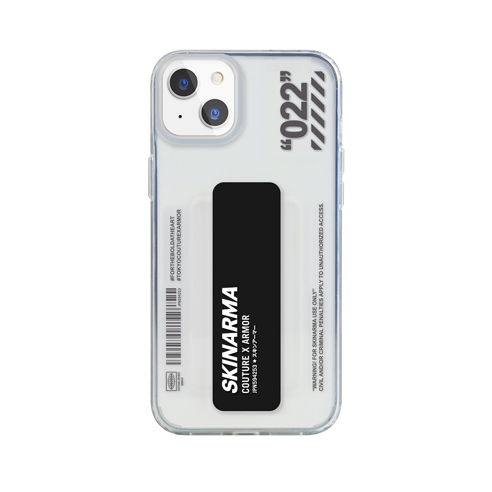 Apple iPhone 13 Kılıf Skinarma Şeffaf Desenli Kaze Kapak