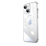 Apple iPhone 13 Kılıf Wireless Şarj Özellikli Sert PC Zore Riksos M-safe Kapak
