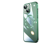 Apple iPhone 13 Kılıf Wireless Şarj Özellikli Sert PC Zore Riksos M-safe Kapak