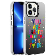 Apple iPhone 13 Pro Kılıf Desenli Zore Silver Sert Kapak