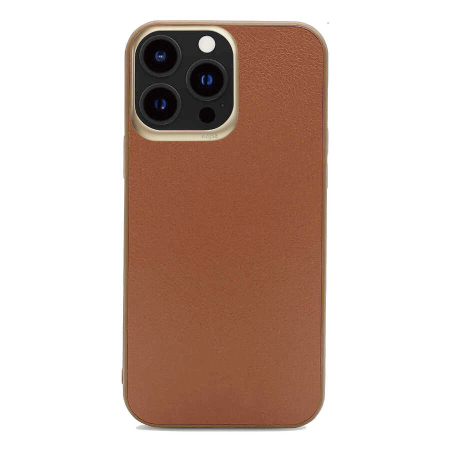 Apple iPhone 13 Pro Kılıf Kajsa Luxe Collection Hakiki Deri Kapak