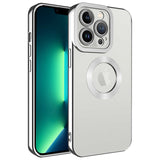 Apple iPhone 13 Pro Kılıf Kamera Korumalı Logo Gösteren Zore Omega Kapak