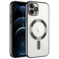 Apple iPhone 13 Pro Kılıf Kamera Korumalı M-safe Wireless Şarj Özellikli Zore Demre Kapak