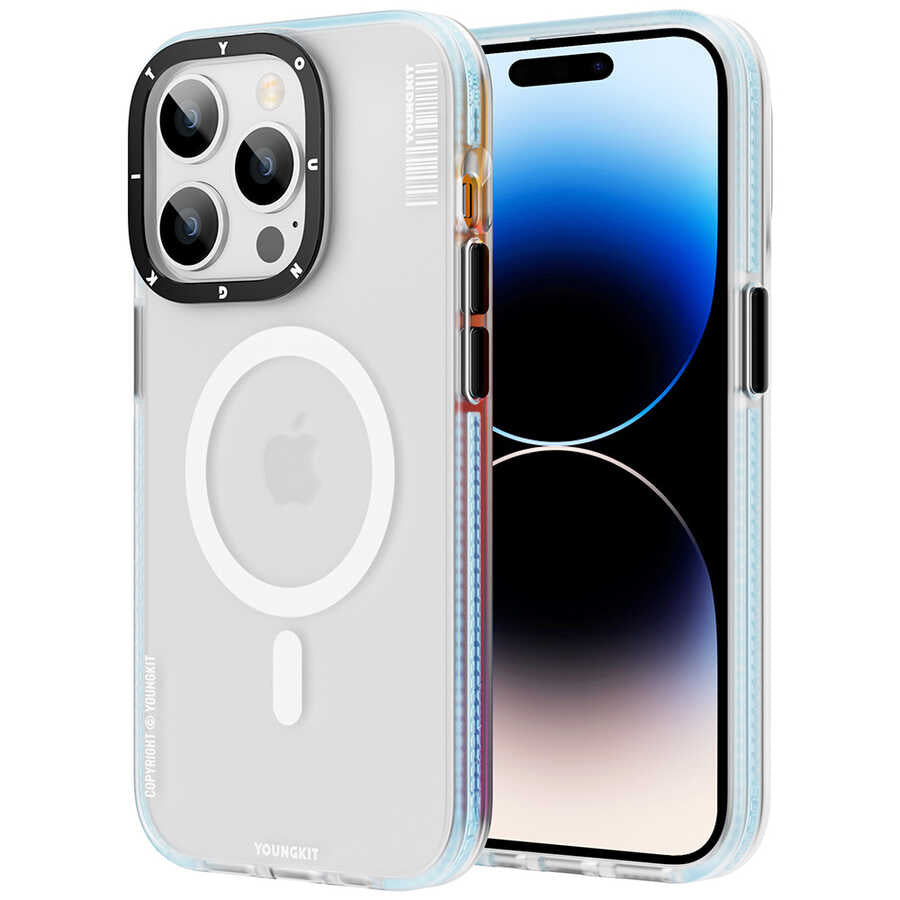 Apple iPhone 13 Pro Kılıf M-safe Şarj Özellikli Youngkit Jane Sand Serisi Kapak