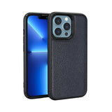 Apple iPhone 13 Pro Kılıf Wiwu Genuine Leather Plastic Calfskin Orjinal Deri Kapak