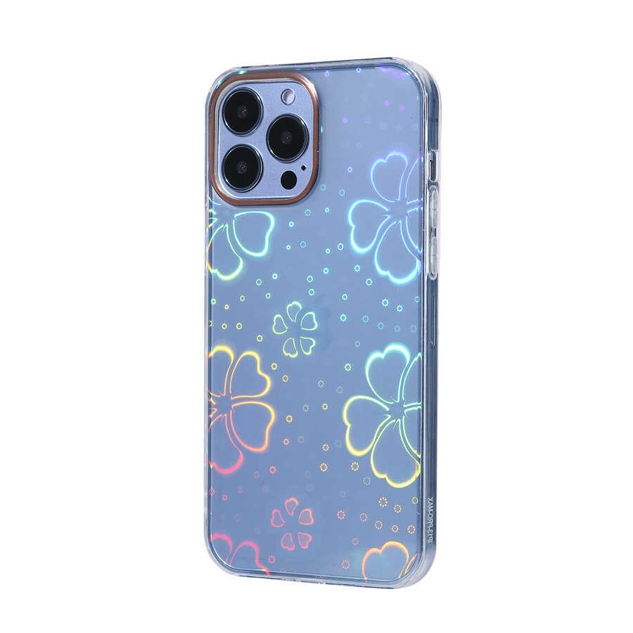 Apple iPhone 13 Pro Kılıf Zore Sidney Desenli Sert Kapak