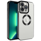 Apple iPhone 13 Pro Max Kılıf Kamera Korumalı Logo Gösteren Zore Omega Kapak