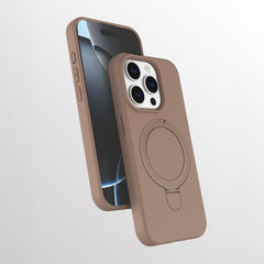 Apple iPhone 13 Pro Max Kılıf M-safe Şarj Özellikli Standlı Zore Samara Kapak