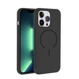 Apple iPhone 13 Pro Max Kılıf M-safe Şarj Özellikli Zore Meta Kapak