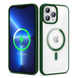Apple iPhone 13 Pro Max Kılıf M-safe Wireless Şarj Özellikli Silikon Zore Ege Kapak