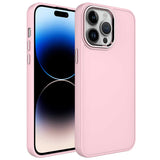 Apple iPhone 13 Pro Max Kılıf Metal Çerçeve ve Buton Tasarımlı Silikon Zore Luna Kapak