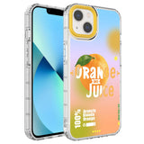 Apple iPhone 14 Kılıf Kamera Korumalı Renkli Desenli Sert Silikon Zore Korn Kapak