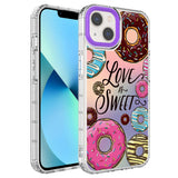 Apple iPhone 14 Kılıf Kamera Korumalı Renkli Desenli Sert Silikon Zore Korn Kapak