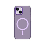 Apple iPhone 14 Kılıf M-safe Şarj Özellikli Metal Kamera Çerçeveli Recci Glaze Serisi Kapak