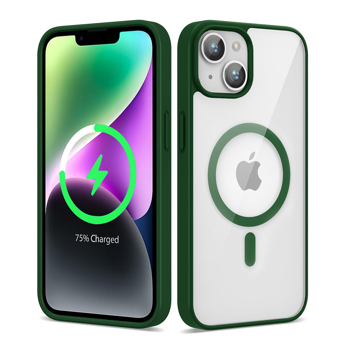 Apple iPhone 14 Kılıf M-safe Wireless Şarj Özellikli Silikon Zore Ege Kapak