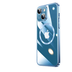 Apple iPhone 14 Kılıf Wireless Şarj Özellikli Sert PC Zore Riksos M-safe Kapak