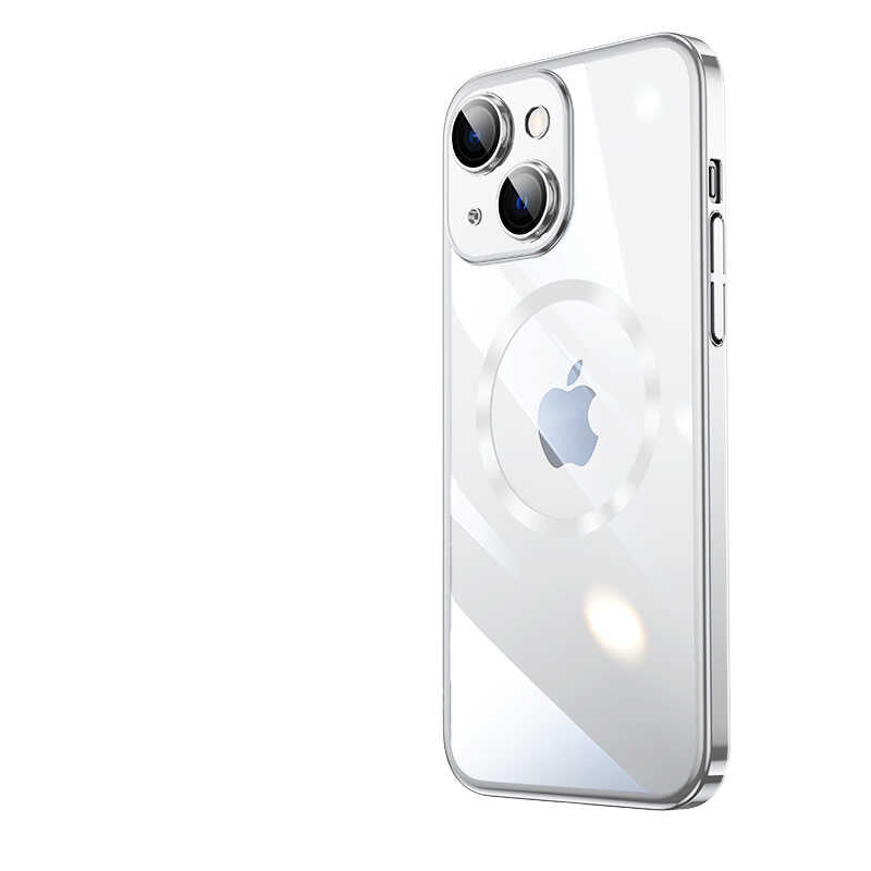 Apple iPhone 14 Kılıf Wireless Şarj Özellikli Sert PC Zore Riksos M-safe Kapak