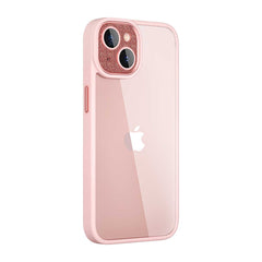 Apple iPhone 14 Kılıf Wiwu GCC-105 Lens Korumalı Renkli Kenar Arkası Şeffaf Multicolor Kapak