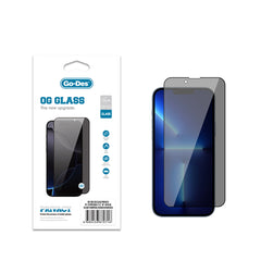 Apple iPhone 14 Plus Go Des OG Glass Privacy Antistatik Temperli Cam Ekran Koruyucu