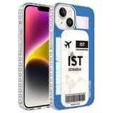 Apple iPhone 14 Plus Kılıf Airbag Kenarlı Renkli Desenli Silikon Zore Elegans Kapak