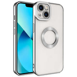 Apple iPhone 14 Plus Kılıf Kamera Korumalı Logo Gösteren Zore Omega Kapak